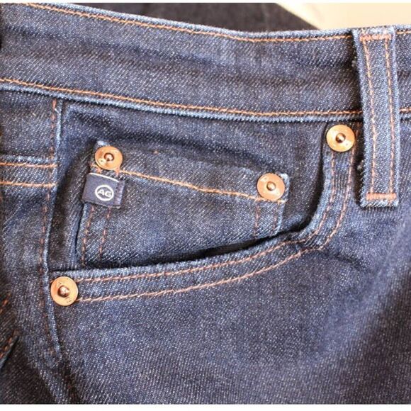 AG The Stevie Roll-Up Jeans in Dark Wash Women's Size 28 - Picture 7 of 10